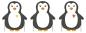 Preview: 3 ITH-Stickdateien Pinguin LED-Teelicht-Cover im Set für 10 x 10 cm Stickrahmen